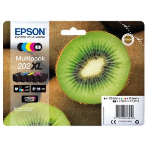 Original Epson 202XL Druckerpatronen C13T02G74010 Sparset